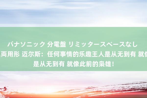 パナソニック 分電盤 リミッタースペースなし 露出・半埋込両用形 迈尔斯：任何事情的乐趣王人是从无到有 就像此前的枭雄！