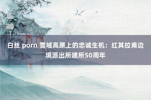 白丝 porn 雪域高原上的忠诚生机：红其拉甫边境派出所建所50周年