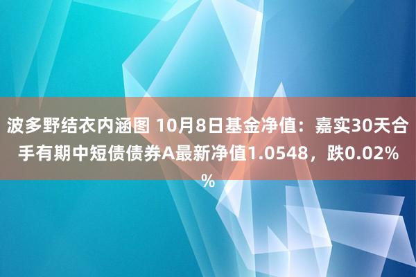 波多野结衣内涵图 10月8日基金净值：嘉实30天合手有期中短债债券A最新净值1.0548，跌0.02%