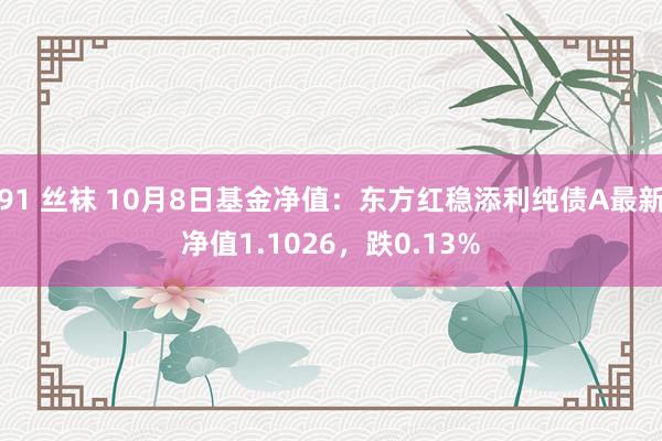 91 丝袜 10月8日基金净值：东方红稳添利纯债A最新净值1.1026，跌0.13%