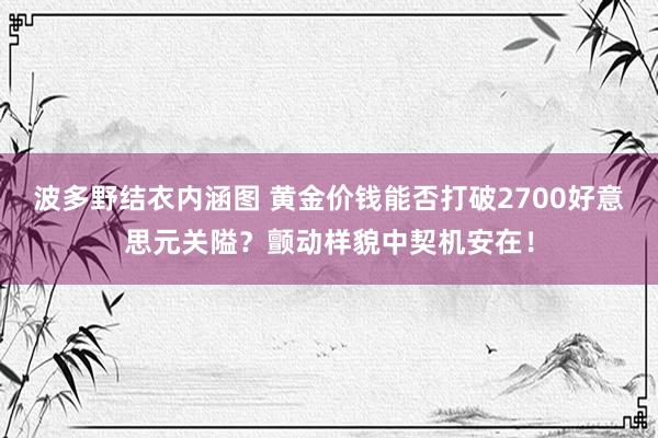 波多野结衣内涵图 黄金价钱能否打破2700好意思元关隘？颤动样貌中契机安在！