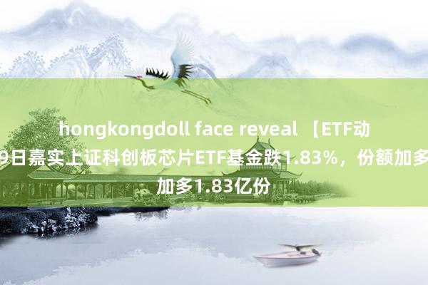 hongkongdoll face reveal 【ETF动向】12月9日嘉实上证科创板芯片ETF基金跌1.83%，份额加多1.83亿份