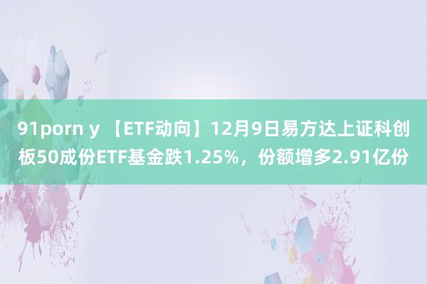 91porn y 【ETF动向】12月9日易方达上证科创板50成份ETF基金跌1.25%，份额增多2.91亿份