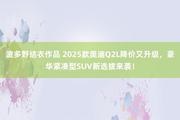 波多野结衣作品 2025款奥迪Q2L降价又升级，豪华紧凑型SUV新选拔来袭！