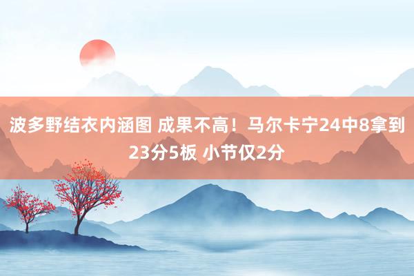 波多野结衣内涵图 成果不高！马尔卡宁24中8拿到23分5板 小节仅2分